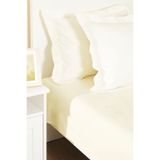 Karaca Home Açık Kahve Çift Kişilik %100 Pamuk Düz Çarşaf 240x260 Cm