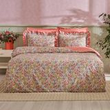 Karaca Home Alice %100 Pamuk Somon Çift Kişilik Nevresim Takımı