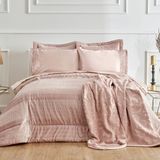Karaca Home Anita Saten 8 Parça Çeyiz Seti Rose Gold - 200 x 220 cm