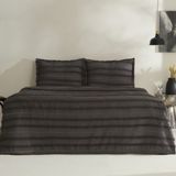 Karaca Home Arlina Bold Çift Kişilik Yatak Örtüsü Takımı Antrasit - 230 x 240 cm