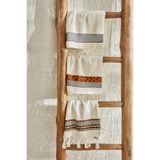 Karaca Home Arslantepe Ekru 30x50 cm Jakar 3'lü Havlu Set