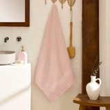 Karaca Home Artisan %100 Pamuk Clove Banyo Havlusu Pudra 80X150 cm - 80 x 150 cm