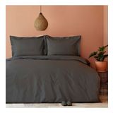 Karaca Home Back to Basic %100 Pamuk King Size Nevresim Takımı Antrasit