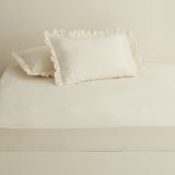 Karaca Home Basic %100 Pamuk Çift Kişilik Düz Çarşaf Ekru - 240x260 cm