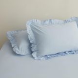 Karaca Home Basic 2'li Mavi Yastık Kılıfı