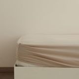 Karaca Home Basıc Bej Fitted Tek Kişilik Çarşaf 100X200x30cm