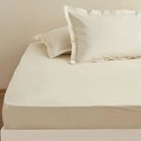 Karaca Home Basıc Ekru Fitted Tek Kişilik Çarşaf 100X200x30cm
