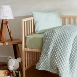 Karaca Home Bebek Lily Mavi Tomurcuk Battaniye 90X110 cm - 90 x 110 cm