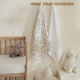 Karaca Home Bee %100 Pamuk 2'li Bebek Müslin Set Sarı - 0 - 6 Ay - 1 Adet Bornoz, 1 Adet Çocuk Bornozu