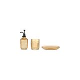 Karaca Home Bellino 3 Parça Banyo Aksesuar Seti Amber