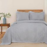 Karaca Home Berta Açık Mavi Çift Kişilik Yatak Örtüsü Seti Önceki Sonraki Karaca Home Berta Açık Mavi Çift Kişilik Yatak Örtüsü Seti - 230 x 240 cm