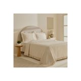 Karaca Home Branley Fırfırlı Çift Kişilik Yatak Örtüsü Takımı Natural