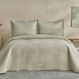Karaca Home Breeze Soft Çift Kişilik Yatak Örtüsü Takımı Adaçayı - 230 x 240 cm - Açık Yeşil