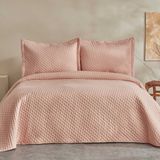 Karaca Home Breeze Soft Çift Kişilik Yatak Örtüsü Takımı Somon - 230 x 240 cm