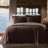 Karaca Home Britney Çift Kişilik Yatak Örtüsü - 240 x 250 cm - Kahve