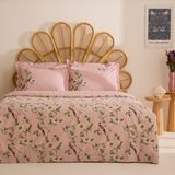 Karaca Home Calivra %100 Pamuk Çift Kişilik Nevresim Takımı Pudra - 200 x 220 cm