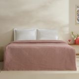 Karaca Home Caris Çift Kişilik Tek Pike Pembe