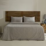 Karaca Home Carmine %100 Pamuk Nakışlı Çift Kişilik Nevresim Takımı Gri - 200 x 220 cm