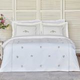 Karaca Home Cavale Percale Nakışlı Pudra Çift Kişilik Nevresim Takımı