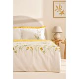 Karaca Home Cerial %100 Pamuk Çift Kişilik Nevresim Takımı Sarı - 200 x 220 cm