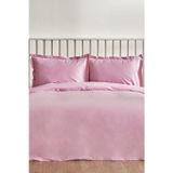 Karaca Home Cool Touch Stripe Çift Kişilik Pembe Nevresim Takımı