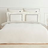 Karaca Home Core Pamuk Çift Kişilik 50. Yıl Nakışlı Nevresim Takımı - 200 x 220 cm - Beyaz