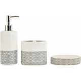 Karaca Home Costa 3 Parça Modern Tasarımlı Seramik Banyo Seti 420 ml Suya Dayanıklı