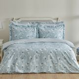 Karaca Home Daisy %100 Pamuk Tek Kişilik Nevresim Takımı Mint - Mavi - 160 x 220 cm