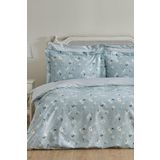 Karaca Home Daisy %100 Pamuk Tek Kişilik Nevresim Takımı Mint Mavi (PP)