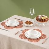 Karaca Home Daisy Amerikan Servisi 2'li Set Turuncu - 38 cm