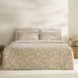 Karaca Home Daisy Pamuk Tek Kişilik Nevresim Takımı Bej - 160 x 220 cm