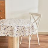 Karaca Home Dora Çiçekli Pvc Masa Örtüsü Mor - 140 x 140 cm