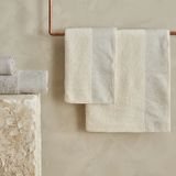 Karaca Home Edna 4 Parça Blush Gri Banyo Baş Havlusu Hamam Seti