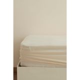 Karaca Home Ekru Basic %100 Pamuk Tek Kişilik Lastikli Çarşaf