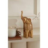 Karaca Home Elephant Biblo Gold 11,3X9,8X25,5 CM