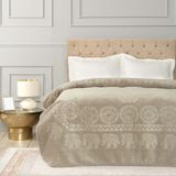 Karaca Home Elephant Vizon Çift Kişilik Soft Embosy Battaniye - 200 x 220 cm