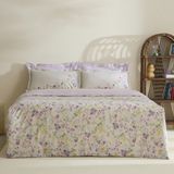 Karaca Home Eliana Pamuk Lila 200 x 220 cm Çift Kişilik Nevresim Takımı