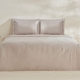 Karaca Home Felves %100 Pamuk Çift Kişilik Nevresim Takımı Açık Gri - 200 x 220 cm