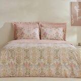 Karaca Home Flovy %100 Pamuk Pudra Çift Kişilik 200x220 cm Nevresim Takımı