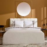Karaca Home Furia %100 Pamuk Nakışlı Çift Kişilik Nevresim Takımı Beyaz - 200 x 220 cm