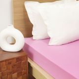 Karaca Home Fuşya Penye Tek Kişilik Fitted Çarşaf
