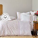 Karaca Home Glen Pembe Desenli Çift Kişilik Nevresim Takımı %100 Pamuk Ebat: 200x220 cm