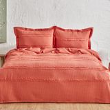 Karaca Home Hazel Tek Kişilik Yatak Örtüsü Takımı Kırmızı - 160 x 230 cm
