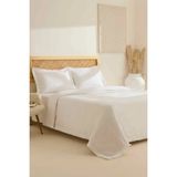 Karaca Home Helios %100 Pamuk Çift Kişilik Nevresim Takımı Beyaz - 200 x 220 cm