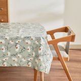 Karaca Home Hera Çiçekli Pvc Masa Örtüsü Yeşil Yeşil