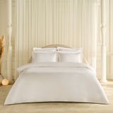 Karaca Home Ina 80 Tel %100 Pamuk Percale Çift Kişilik Nevresim Takımı Beyaz