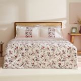 Karaca Home Inara %100 Pamuk Çift Kişilik Nevresim Takımı Kırmızı - 200 x 220 cm