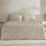 Karaca Home Jemma 120 Tel %100 Pamuk Saten Çift Kişilik Nevresim Takımı Bej - 200 x 220 cm