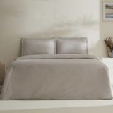 Karaca Home Jemma 120 Tel %100 Pamuk Saten Çift Kişilik Nevresim Takımı Gri - 200 x 220 cm