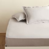 Karaca Home Lastikli Çarşaf Çift Kişilik Açık Gri